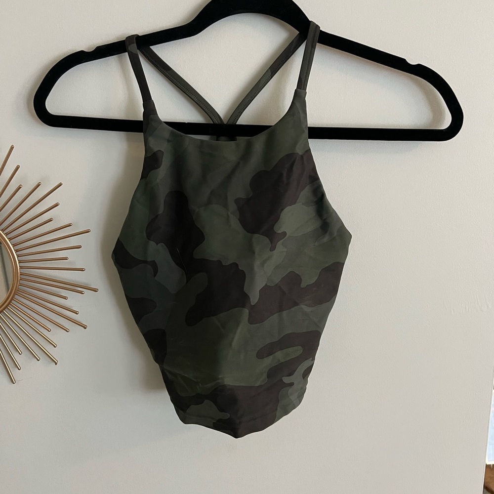 Old Navy Active Padded Camo Top Sports Bra